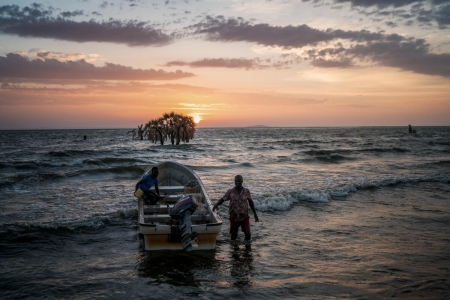 Fisherman in Kenya