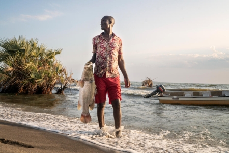 Fisherman in Kenya