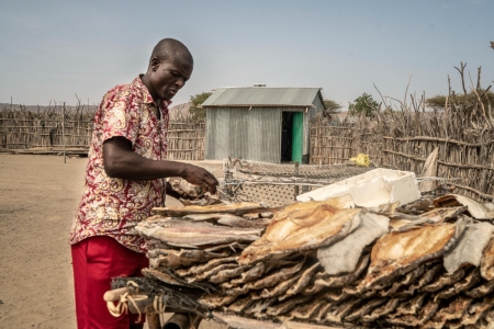 Fisherman in Kenya